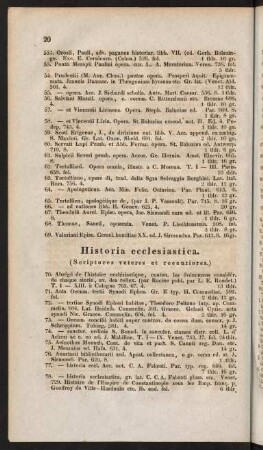 Historia ecclesiastica.