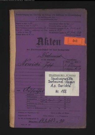 Aufruhr (Zugehörigkeit zur "Roten Armee" oder zur "Roten Garde") Nowicki, Josef