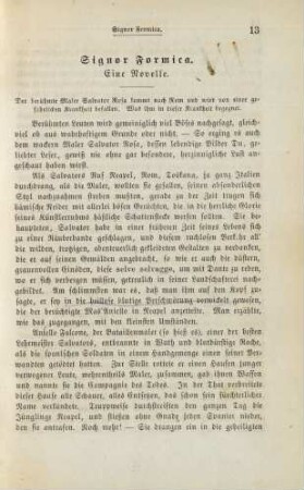 Signor Formica. Eine Novelle