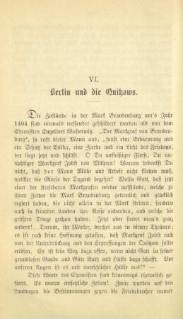 VI. Berlin und Quitzows