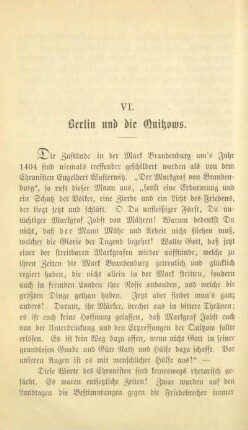 VI. Berlin und Quitzows