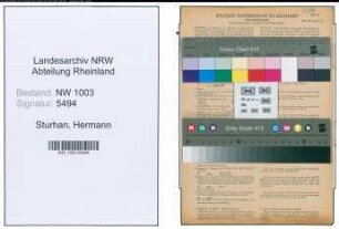 Entnazifizierung Hermann Sturhan , geb. 22.10.1898 (Landwirt)
