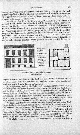 Fig. 292 u. 293. Lessing'sches Wohnhaus