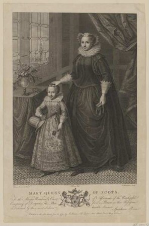 Doppelbildnis der Maria Stuart mit ihrem Sohn Jakob, späterer König I. von England