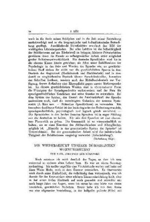 Die Wiedergeburt unserer bürgerlichen Wohnungskunst