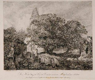 Trauerzug von der Kapelle zur Kirche
