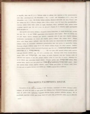 V. Fragmenta palimpsesta Iesaiae