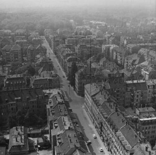Steinstraße in Leipzig : Blickrichtung Nordwesten
