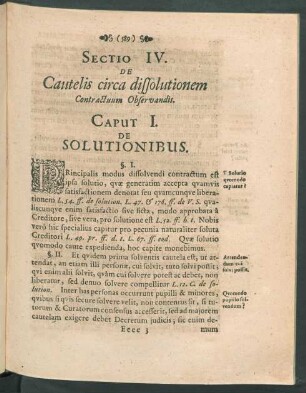 Caput I. De Solutionibus.