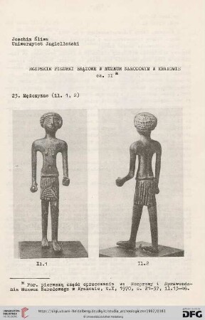 Egipskie figurki brązowe w muzeum narodowym w krakowie cz. II.