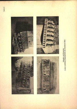 Tafel LVI Kämpfer und Konsolen in der westlichen Eingangshalle des Kastells in Bari.