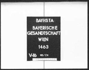 Gesuche um Verleihung bayerischer Orden (H - W)