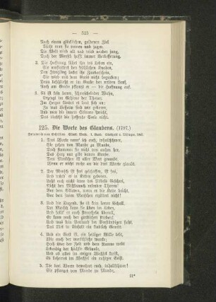 125. Die Worte des Glaubens.