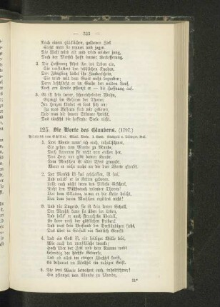 125. Die Worte des Glaubens.