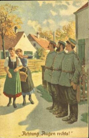 „Achtung, Augen rechts!“