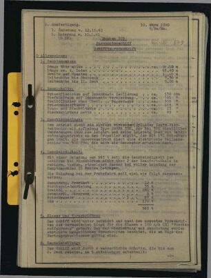 Schiffbauvorschrift. Fischmotorschiff. Neubau 303