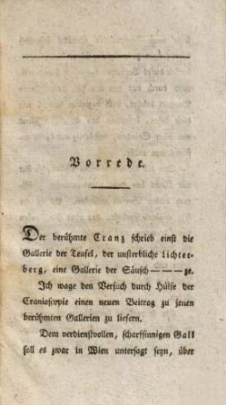 Lob der Cranioscopie : ein Gegenstück zum Lobe der allerneuesten Philosophie