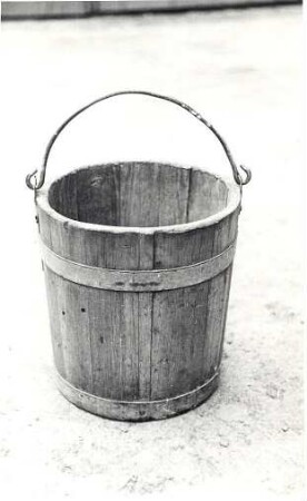 Eimer aus Sabrodt : Hausrat - Geschirr. Ort: Zabrod / Sabrodt. Eimer