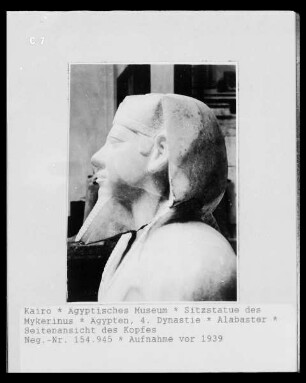 Sitzstatue des Mykerinus