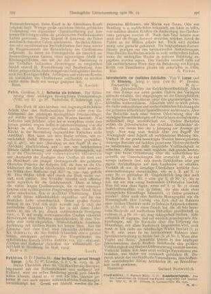 276-277 [Rezension] Stadtmüller, Raphael Maria, Dominikanerlegende