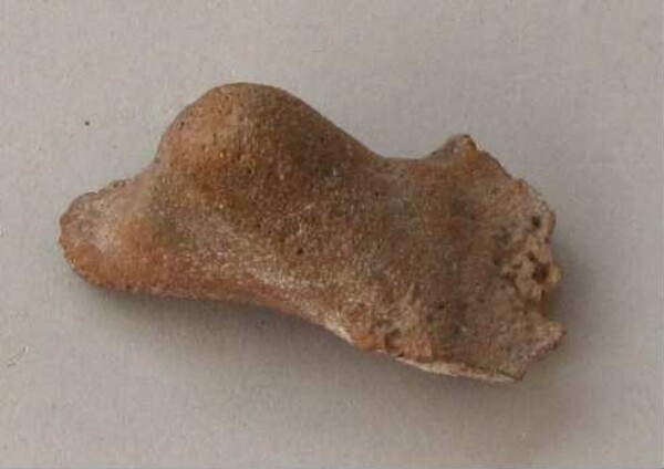 Fragment of a clay vessel