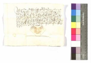 Götz von Adelsheim: Dienstgeld; Siegel: Götz vno Adelsheim.