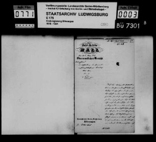Allmanden und Realgemeinderechte zu Gaisdorf, Gde. Enslingen