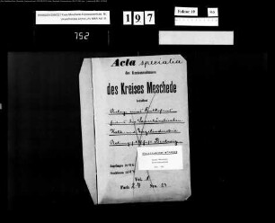 Anlage eines Kalkofens durch die Sauerländische Kalk- und Ziegelindustrie AG Bestwig Bd.1