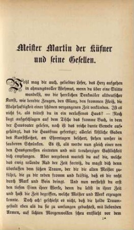 Meister Martin der Küfner und seine Gesellen