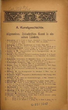 Katalog. [41.] 1896, 18. Juni
