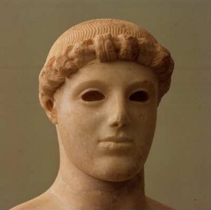 Athen. Akropolis-Museum. Haupt des Kritiosknaben kurz vor 480 v. Chr. J65