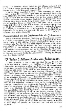 Vom Elternbund an der Gelehrtenschule des Johanneums.