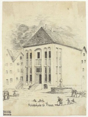 Gerichtshaus zu Unna, Marktseite