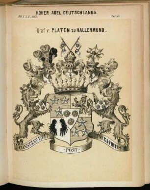 Taf. 64. Graf v. Platen zu Hallermund.