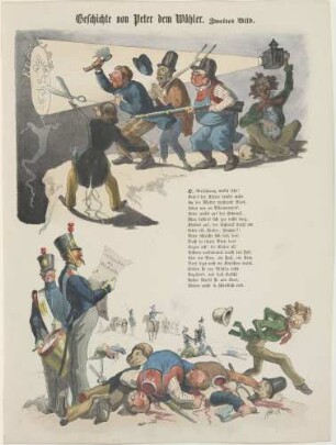 Geschichte von Peter dem Wühler. Zweites Bild.