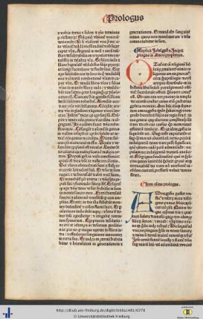 Prologi in Amos prophetam