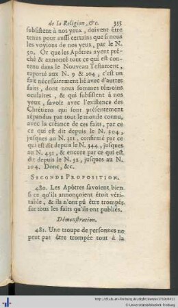 Seconde Proposition.