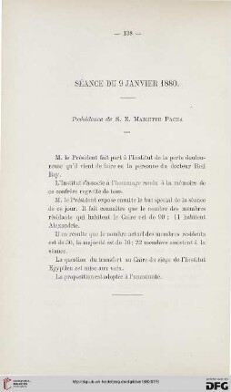 Séance du 9 janvier 1880