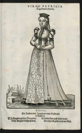 Virgo Patricia Augustana in Suevia.