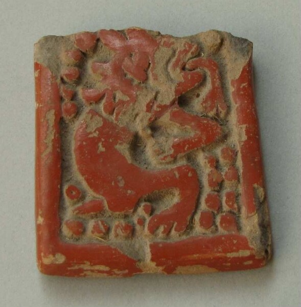 Handle of a clay vessel (fragment)