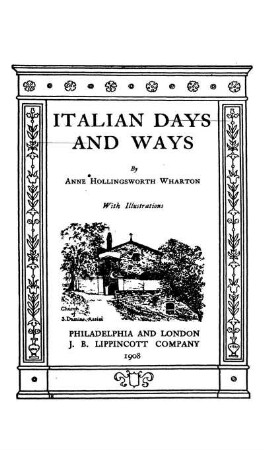 Italian days and ways