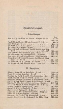 705-706 Inhaltsverzeichnis