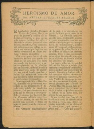 Heroísmo de amor