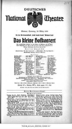 Das kleine Hofkonzert