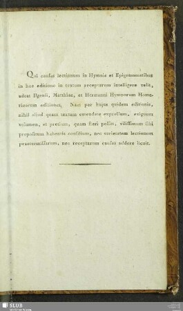 Qui causas lectionum in Hymnis et Epigrammatibus in hac editione ...