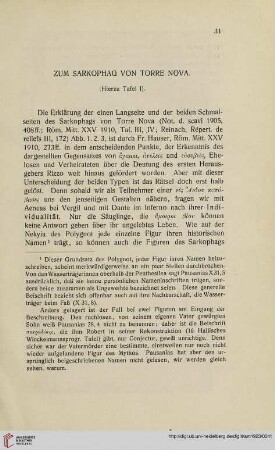 48: Zum Sarkophag von Torre Nova