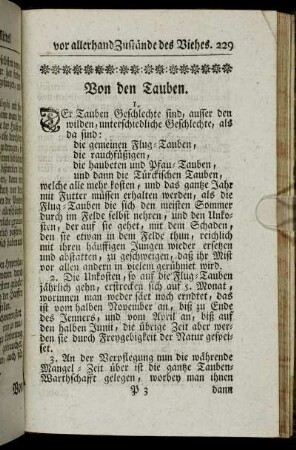 Von den Tauben.