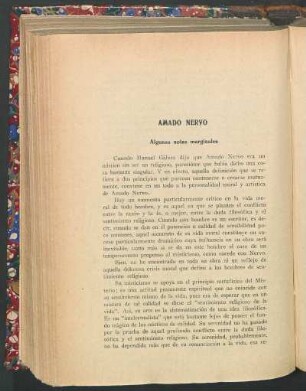 Amado Nervo : Algunas notas marginales
