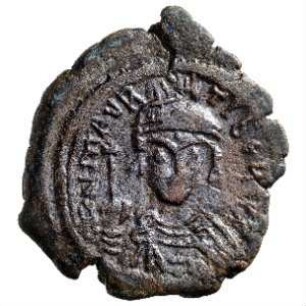 Münze, Follis, 587 / 588