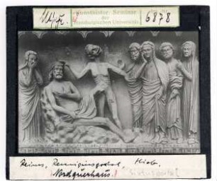 Reims, Kathedrale: Nordquerhaus, Sixtusportal, Hiob